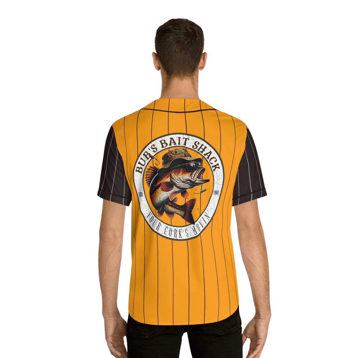 BBS Gold & Black Men's Baseball Jersey